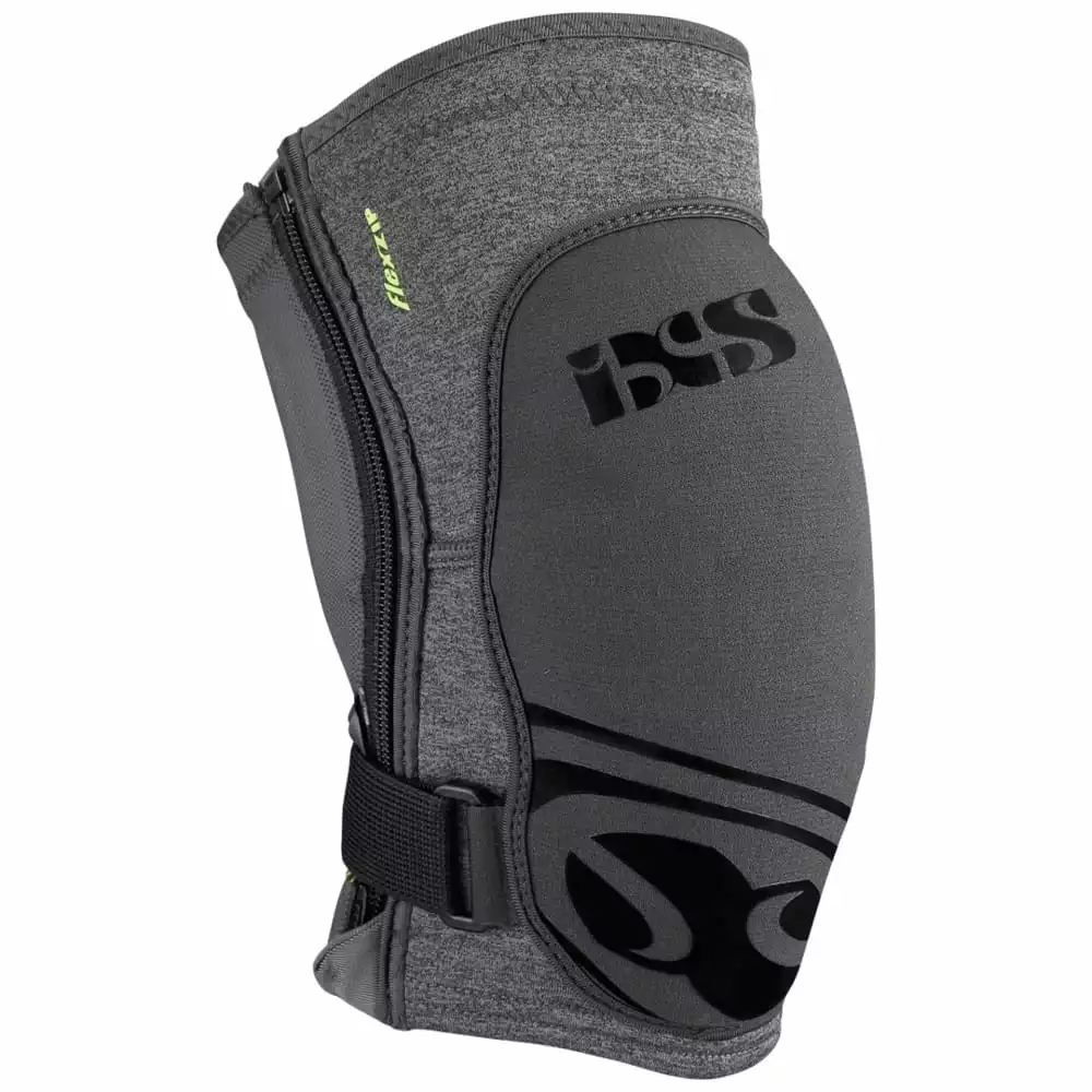 IXS Flow Zip Knieschoner - Grau/Schwarz 1 IXS Flow Zip Knieschoner - Grau/Schwarz