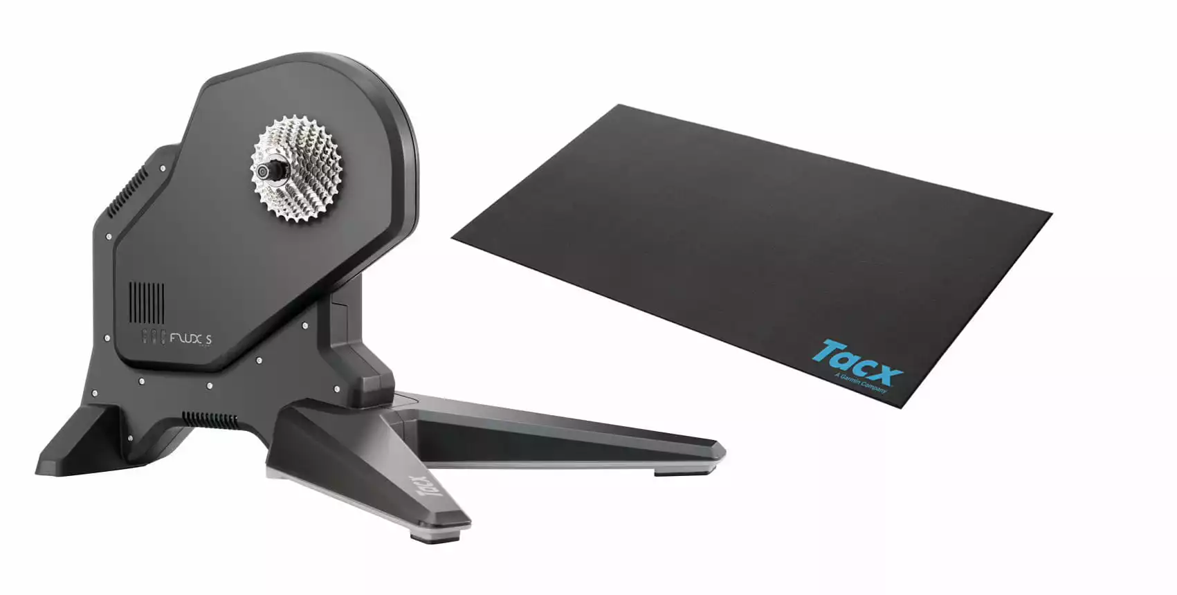 TACX FLUX S Smart-Trainer Heimtrainer + Trainingsmatte Für Rollentrainer 1 TACX FLUX S Smart-Trainer Heimtrainer + Trainingsmatte Für Rollentrainer