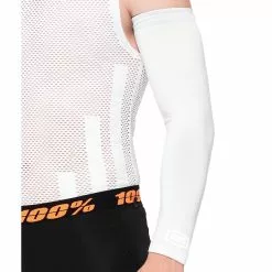 100% Exceeda Arm Sleeve - White