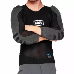 100% Tarka Long Sleeve - Protektor Shirt - Schwarz -Bikes Verkaufsgeschäft HU PRT 0042 1 3