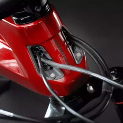 Haibike AllMtn CF 12 MTB Fully - Gloss Matte Dyn Red Black 16 Haibike AllMtn CF 12 MTB Fully - Gloss Matte Dyn Red Black -Bikes Verkaufsgeschäft Haibike MY22 Detail Cable Routing AllMtn CF 12