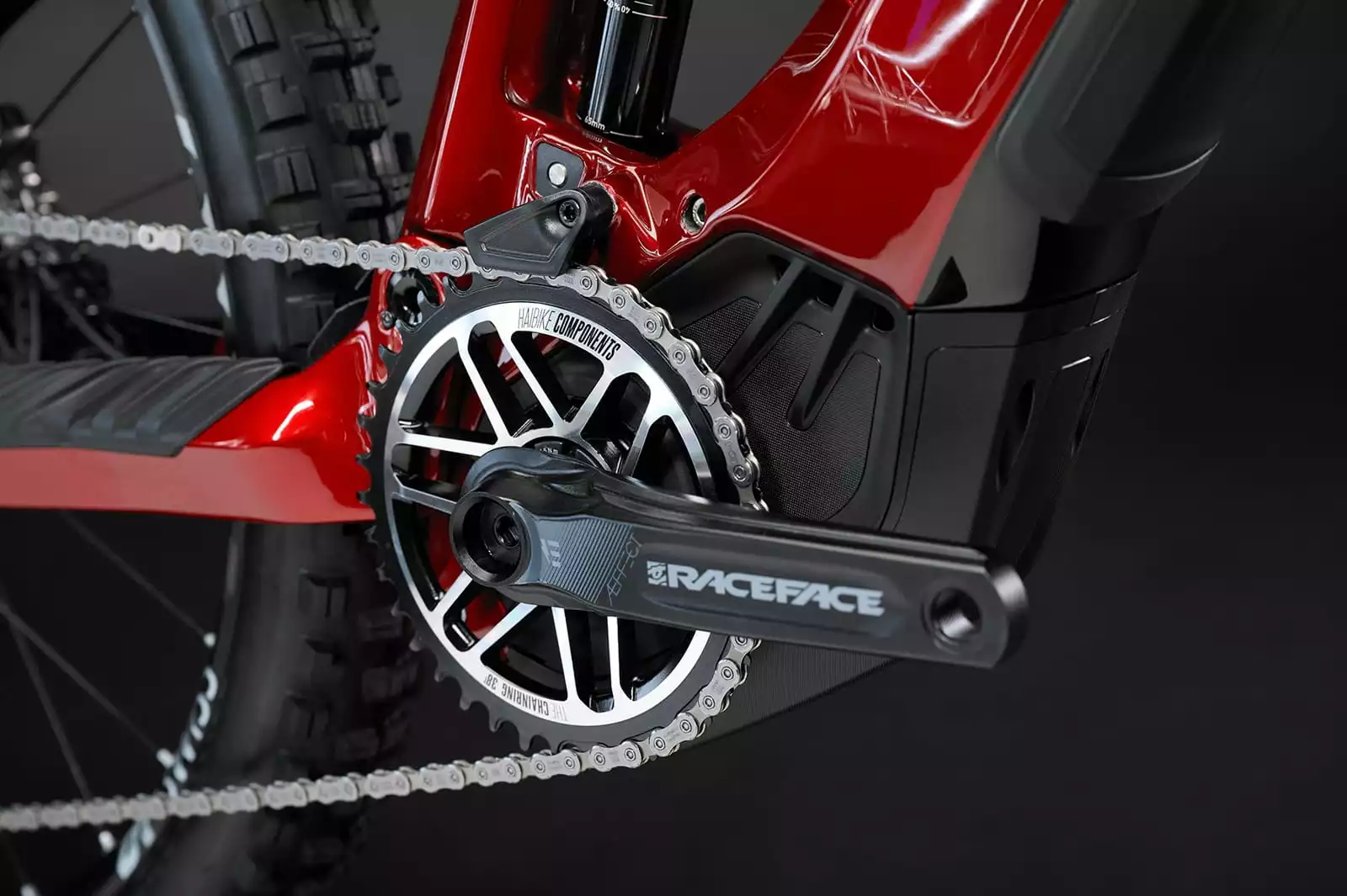 Haibike AllMtn CF 12 MTB Fully - Gloss Matte Dyn Red Black 8 Haibike AllMtn CF 12 MTB Fully - Gloss Matte Dyn Red Black – Bild 8