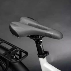 Haibike Trekking 6 Herren - Gloss Grey Neon Yellow -Bikes Verkaufsgeschäft Haibike MY22 Detail Saddle Trekking 6 HIGH grey