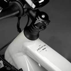 Haibike Trekking 6 Herren - Gloss Grey Neon Yellow -Bikes Verkaufsgeschäft Haibike MY22 Detail Top Tube Trekking 6 HIGH grey