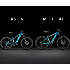 Trek Powerfly 4 Matte Solid Charcoal/Matte Miami -Bikes Verkaufsgeschäft MTB standover 4x3 PFM