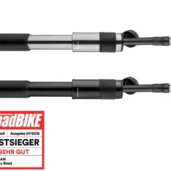 Birzman Velocity Road Mini Pumpe, 160PSI, Threaded Valve Head, Black -Bikes Verkaufsgeschäft VelocityRoadhandpump 160PSI threadedvalvehead black 2