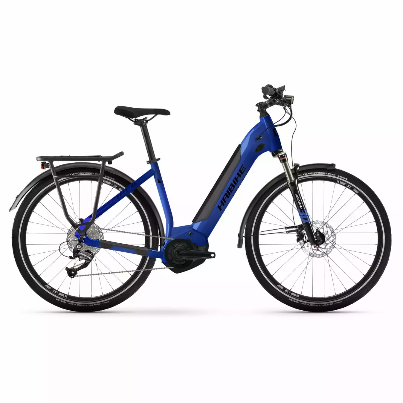 Haibike Trekking 4 Tiefeinsteiger - Gloss Matte Blue Black 1 Haibike Trekking 4 Tiefeinsteiger - Gloss Matte Blue Black