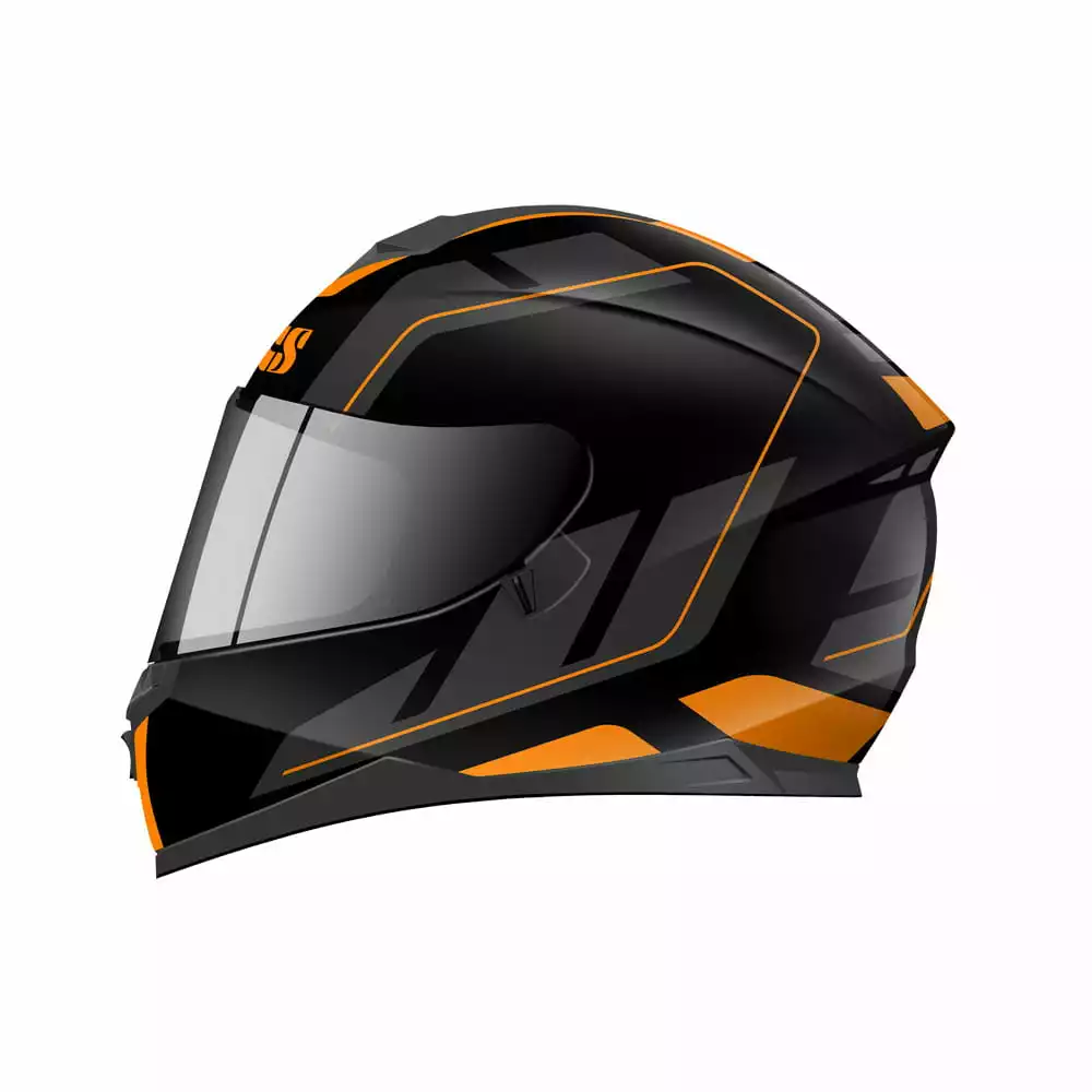 IXS 1100 2.0 Motorradhelm Matte Black Orange 1 IXS 1100 2.0 Motorradhelm Matte Black Orange