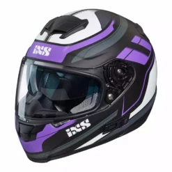 IXS 215 2.0 Motorradhelm Matte Black Violett