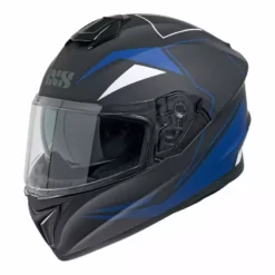 IXS 216 2.0 Motorradhelm - Matt Schwarz-blau