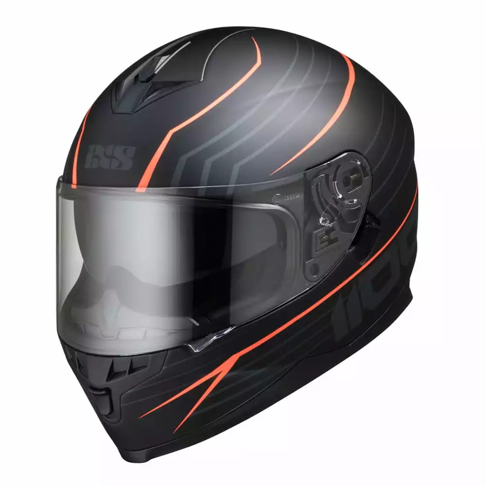 Integralhelm IXS1100 2.1 Matte Black Orange 1 Integralhelm IXS1100 2.1 Matte Black Orange