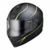 Integralhelm IXS1100 2.1 Schwarz-gelb Fluo Matt