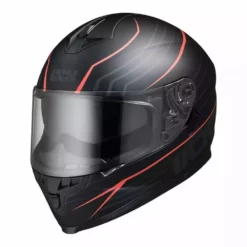 Integralhelm IXS1100 2.1 Schwarz-rot Matt