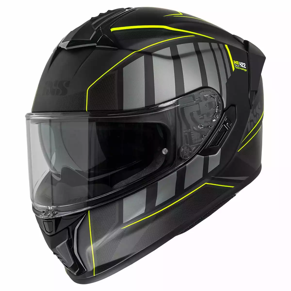 Integralhelm IXS422 FG 2.1 - Schwarz Matt-gelb Fluo 1 Integralhelm IXS422 FG 2.1 - Schwarz Matt-gelb Fluo