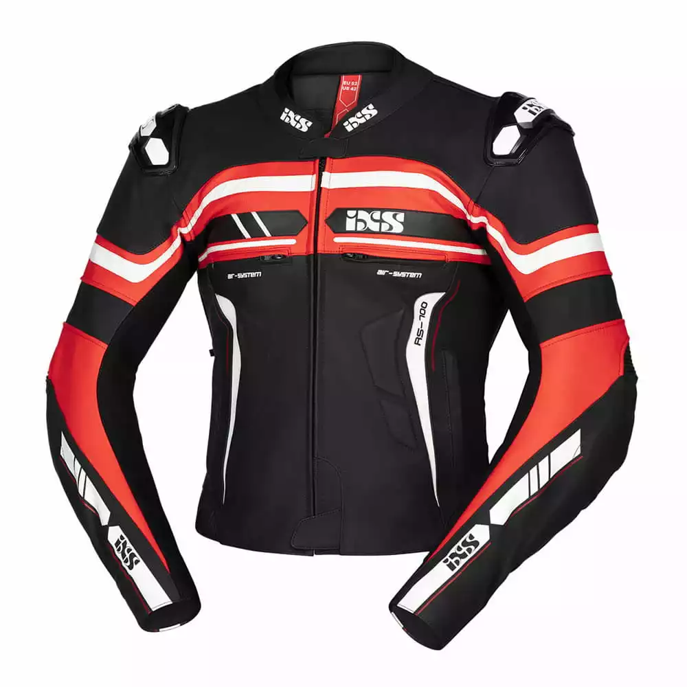 IXS Kombi Sport LD RS-700 1.0 2tlg. Schwarz-rot-weiss 2 IXS Kombi Sport LD RS-700 1.0 2tlg. Schwarz-rot-weiss – Bild 2