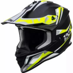 Motocrosshelm IXS362 2.0 - Schwarz Matt-gelb Fluo