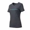 IXS Playground Tee Women Anthracite-celeste
