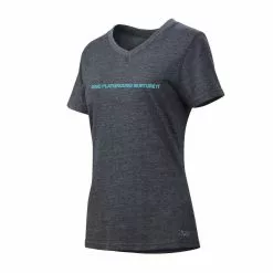 IXS Playground Tee Women Anthracite-celeste