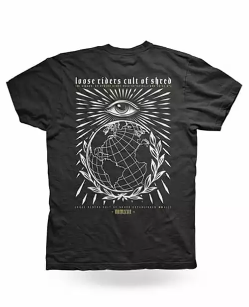LOOSE RIDERS Lifestyle Men T-Shirts - God'S Eye - Schwarz 2 LOOSE RIDERS Lifestyle Men T-Shirts - God'S Eye - Schwarz – Bild 2
