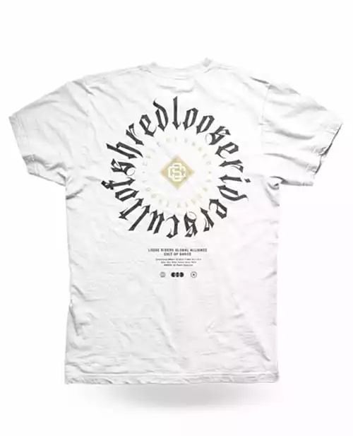 LOOSE RIDERS Lifestyle Men T-Shirts - Faction White 2 LOOSE RIDERS Lifestyle Men T-Shirts - Faction White – Bild 2