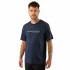 PLATZANGST Logo T-Shirt Blau