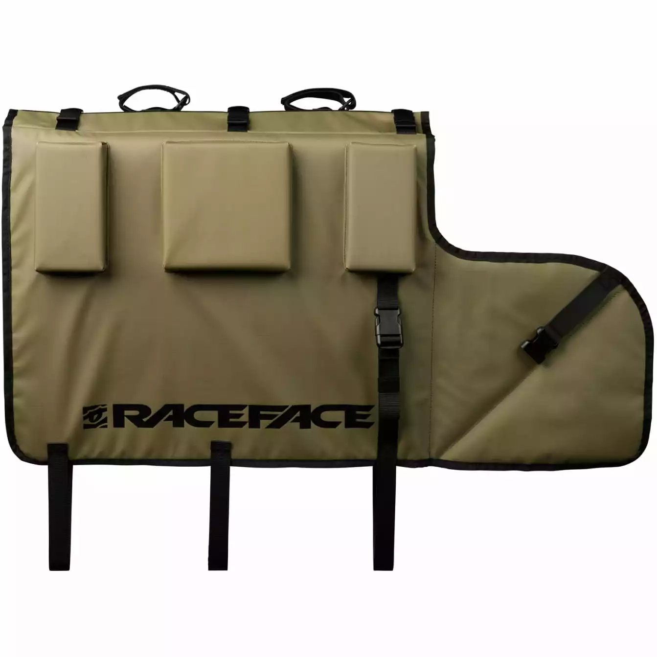 Race Face Tailgate T2 Half Stack Heckklappenpad - Olive 2 Race Face Tailgate T2 Half Stack Heckklappenpad - Olive – Bild 2