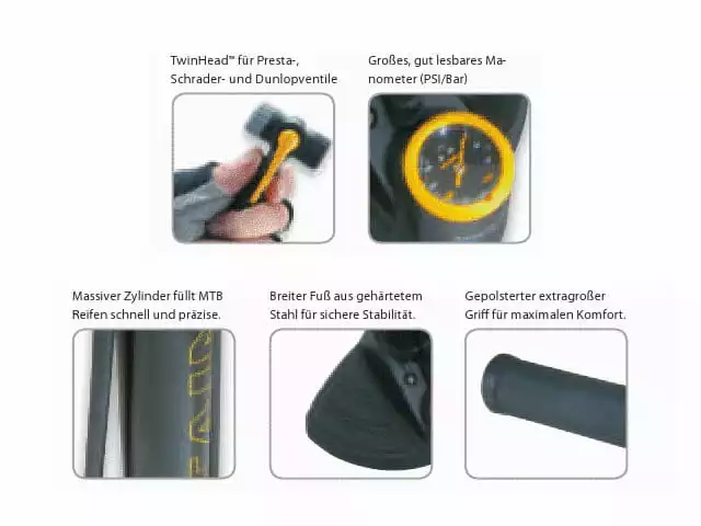 Topeak Joe Blow Mountain Standpumpe 4 Topeak Joe Blow Mountain Standpumpe – Bild 4